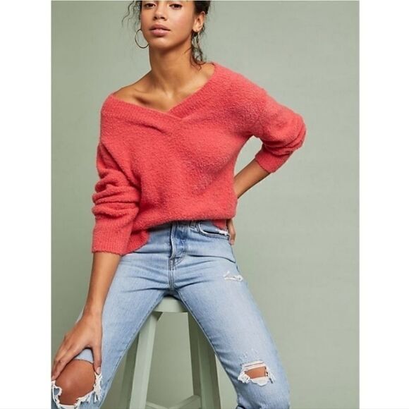 Anthropologie Merino Wool Blend Clayton Sweater XS - Picture 1 of 14